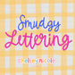 Smudgy Lettering Brush - Procreate Brush