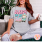 Sleigh The Day PNG | Pink Christmas Santa PNG | Digital Design for Sublimation/DTF