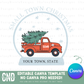 Small Town Christmas Snow Globe - Canva Template