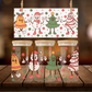 Glass Can Cup - Retro Christmas Characters