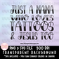 Just A Mama Who Loves Tattoos And Jesus Too PNG & SVG