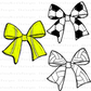 Sports Bow Clip Art Bundle