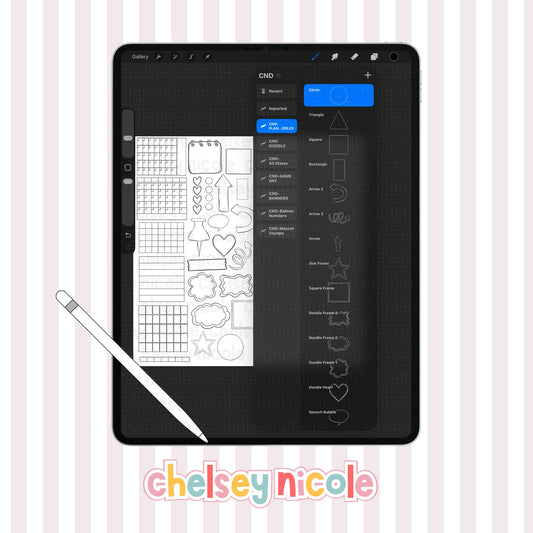 Journal Doodle Stamps - Commercial Use Allowed