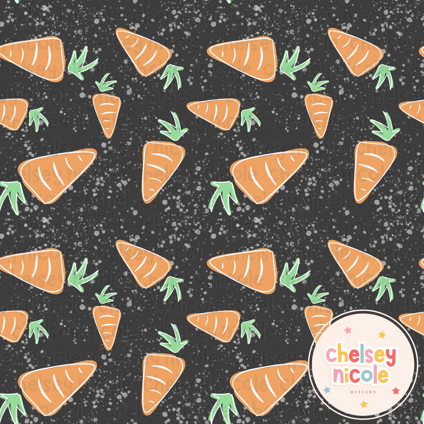 Carrot Seamless File - Commercial Use Included