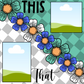 Retro Floral Social Media Canva Template