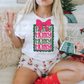 Hand Drawn Merry PNG | Merry Bow Frame PNG | Merry Merry Merry PNG | Bow Christmas PNG  - Pink and Green
