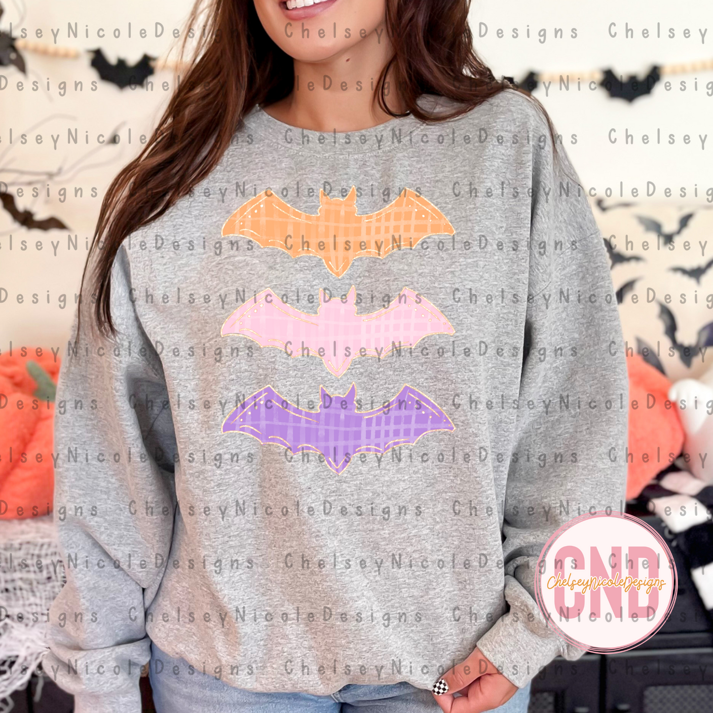 Glitter Ghoul Design Bundle - 4 Glitter Halloween Designs
