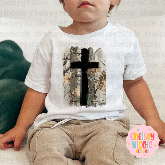 Camo Cross Grunge PNG | Hand Drawn Christian PNG | Camo Christian Design | Design for Sublimation, DTF and more