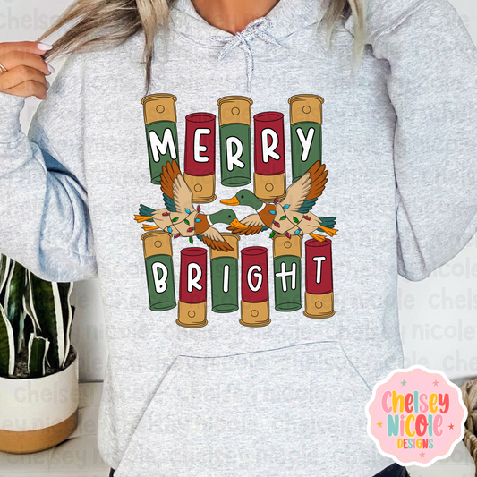 Merry & Bright Mallard PNG | Hand Drawn Mallard PNG | Christmas Mallard PNG | Boys Christmas PNG (Copy)