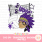 Indians Volleyball PNG |Indian Mascot PNG | Hand Drawn Volleyball Digital Design