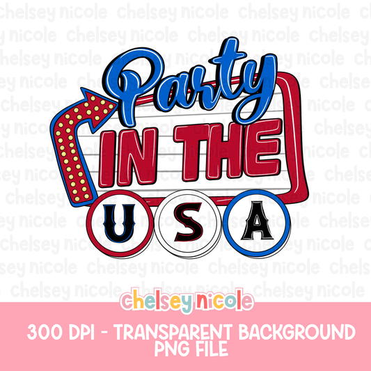 Party In The USA | 4th Of July PNG