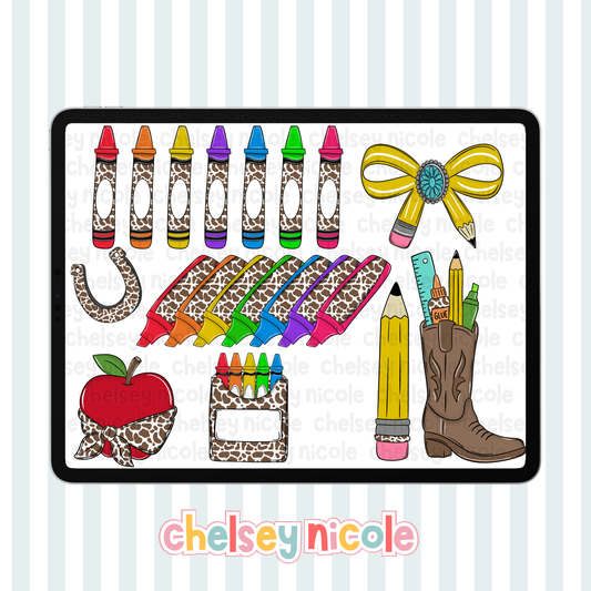 Cow Print Back To School - Commercial use Allowed (Copy)