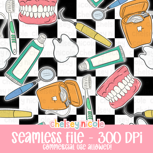 Dental Seamless File (commercial use allowed)