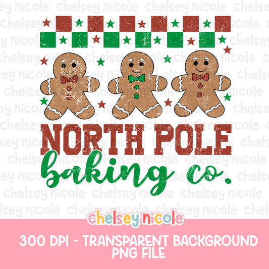 North Pole Baking Co PNG - Gingerbread Cookie PNG