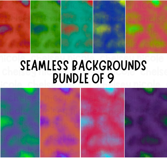 Cosmic Color Wash Seamless Bundle - Commercial Use Allowed