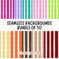 Summer Stripes Seamless Bundle - Commercial Use Allowed