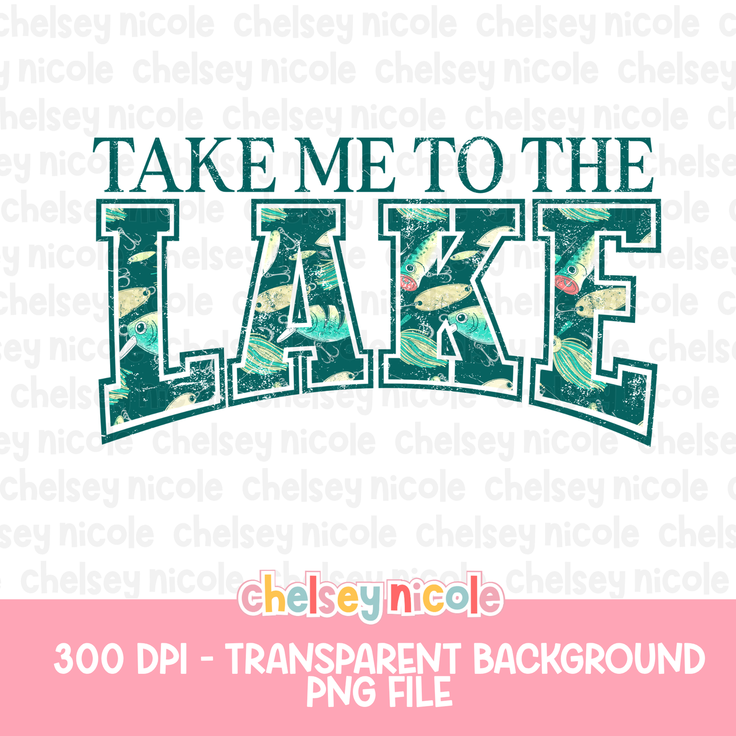 Take Me To The Lake Fish PNG