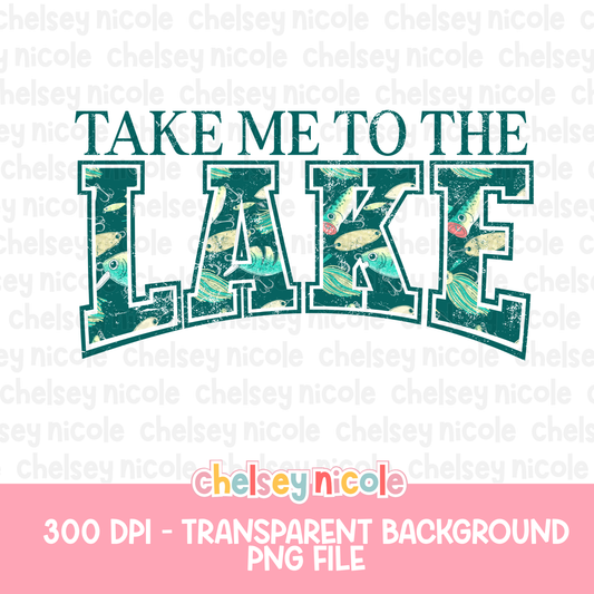 Take Me To The Lake Fish PNG