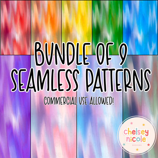 Painted Seamless Backgrounds (Bundle of 9)
