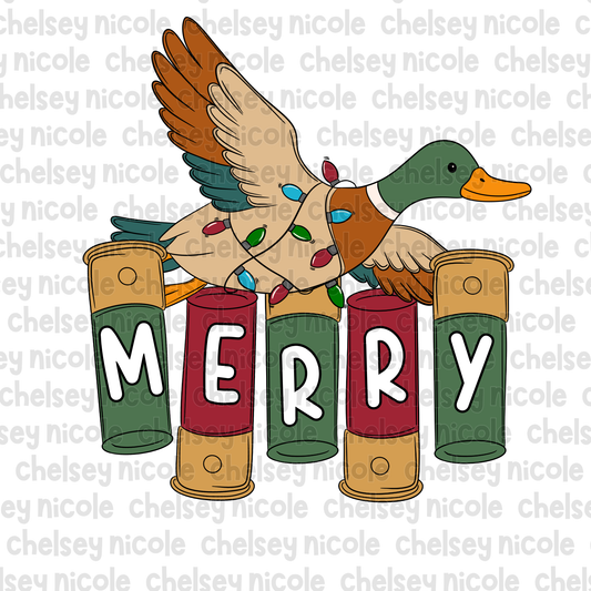 Merry Mallard PNG | Hand Drawn Mallard PNG | Christmas Mallard PNG | Boys Christmas PNG