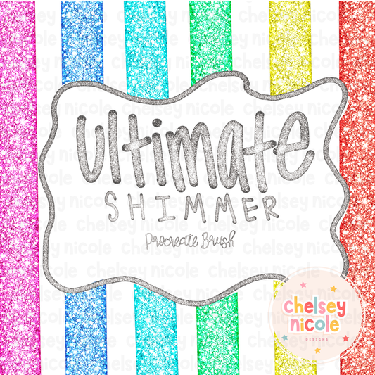 Ultimate Shimmer Procreate Brush | Realistic Glitter Procreate Brush | Procreate Tools