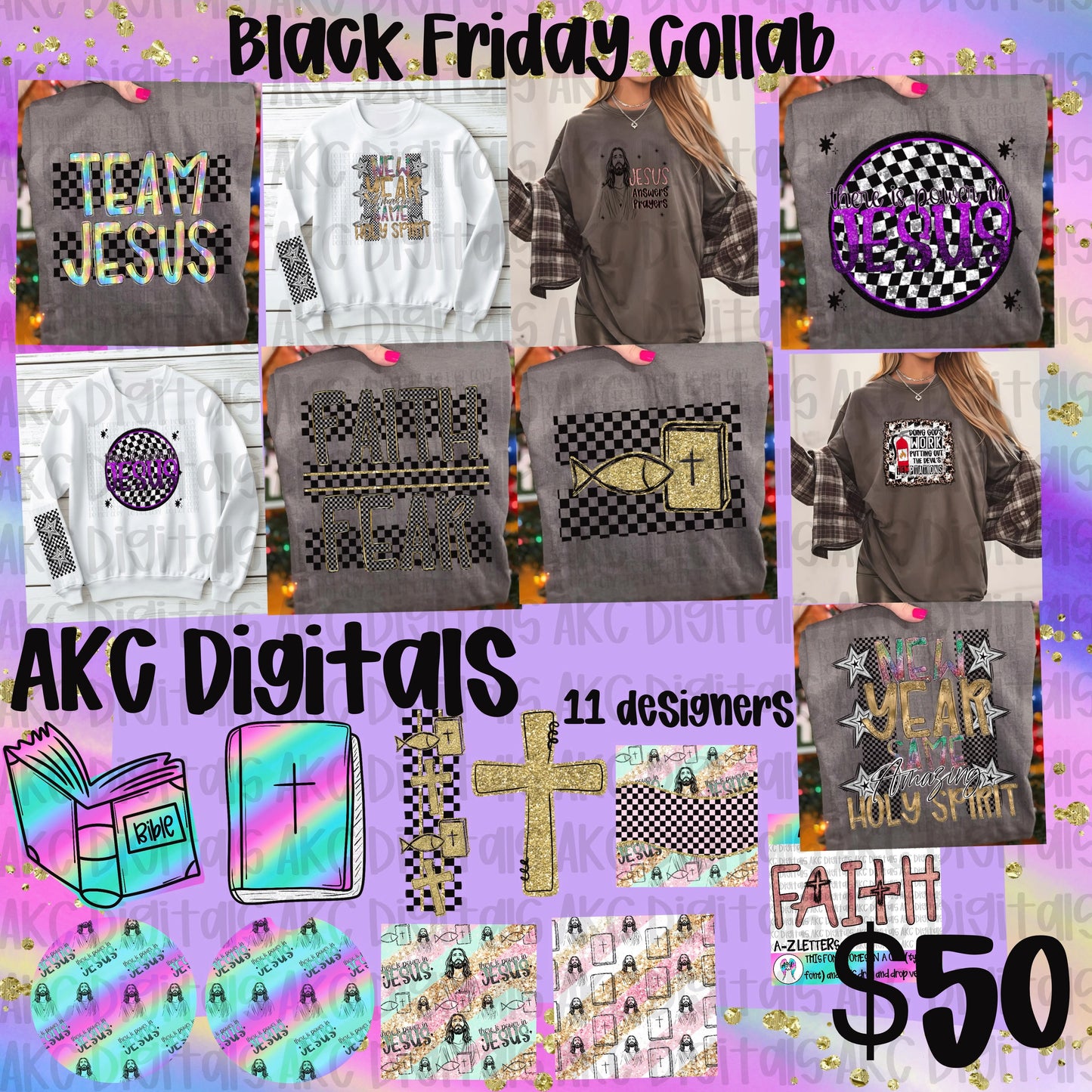 Black Friday Collab - 10 Designers! 250+ FILES!