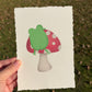 Mushroom Frog Print ( 2 Prints)