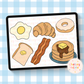 Simple Breakfast Clip Art - Breakfast Food Clip Art Bundle