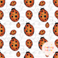 Lady Bug Seamless File - Commercial Use Included