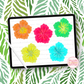 Bright Tropical Flowers Clipart Pack
