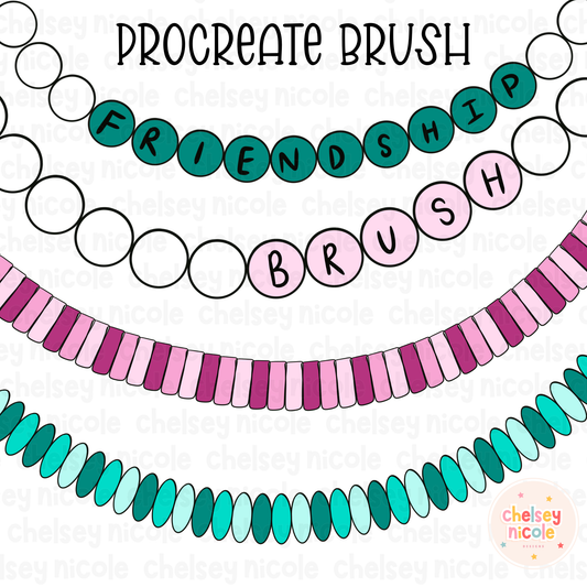 Friendship Bracelet Procreate Brush - Set of 3 Brushes!