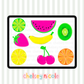 Swim Safe Fruits Clipart