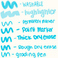 The Scribble Procreate Brush Set| Marker/School Procreate Brushes | Procreate Tools