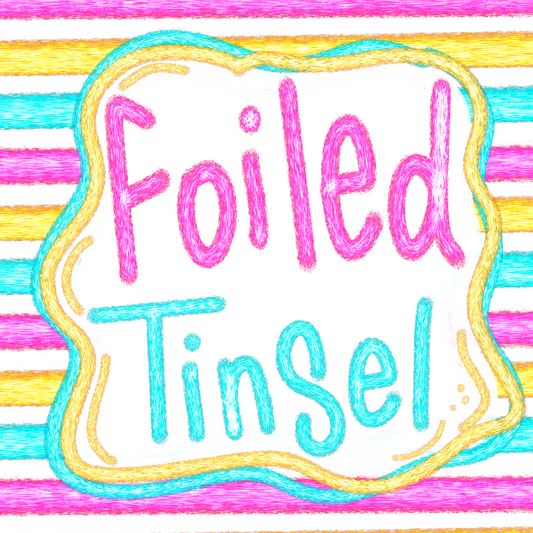 Foiled Tinsel Procreate Brush - Shimmer/Metallic Procreate Brush