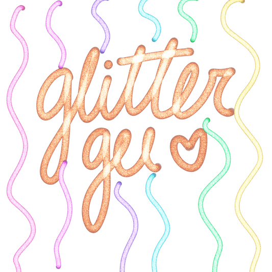 Glitter Gel Procreate Brush - Shimmer/Metallic Procreate Brush