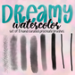 Dreamy Watercolor Procreate Brush| Textured Procreate Brushes | Procreate Tools