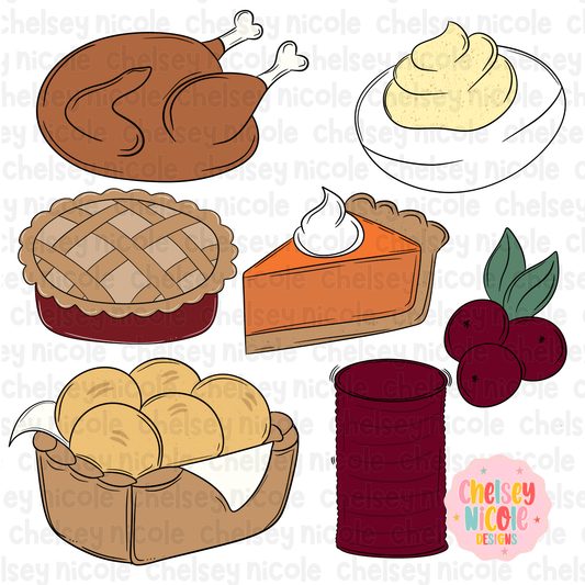 Simple Thanksgiving Clipart | Thanksgiving Clipart | Commercial Use Allowed