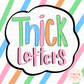 Thick Letter Procreate Brush | Chunky Procreate Lettering Brush | Procreate Tools
