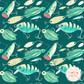 Grunge Green Fishing Lures Seamless File - Commercial Use Allowed