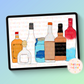 Alcohol Bottle Clip Art Bundle