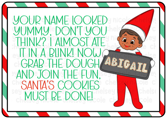 Custom Elf Printable (Print At Home!)