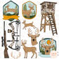 Hunting/Fishing Clip Art Bundle