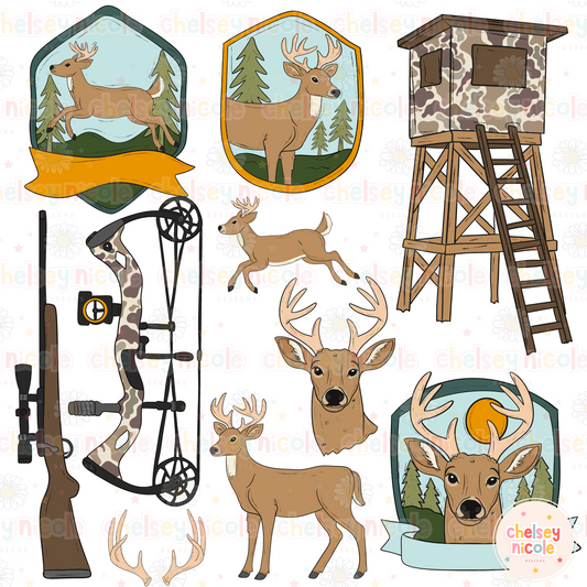 Hunting/Fishing Clip Art Bundle