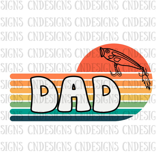 Dad Png | Retro Dad PNG | Fishing Dad png | Father’s Day png | Daddy and Me PNG | Daddy daughter png