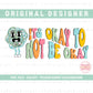 Its Okay To Not Be Okay PNG | Retro Mental Health PNG | Retro PNG | Retro Character png | Trending Digital Design