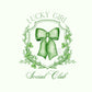 Lucky Girl Social Club PNG, Lucky PNG, Coquette St Patricks Day png, St Patty's Day png , Tshirt designs, sublimation files, Trending png